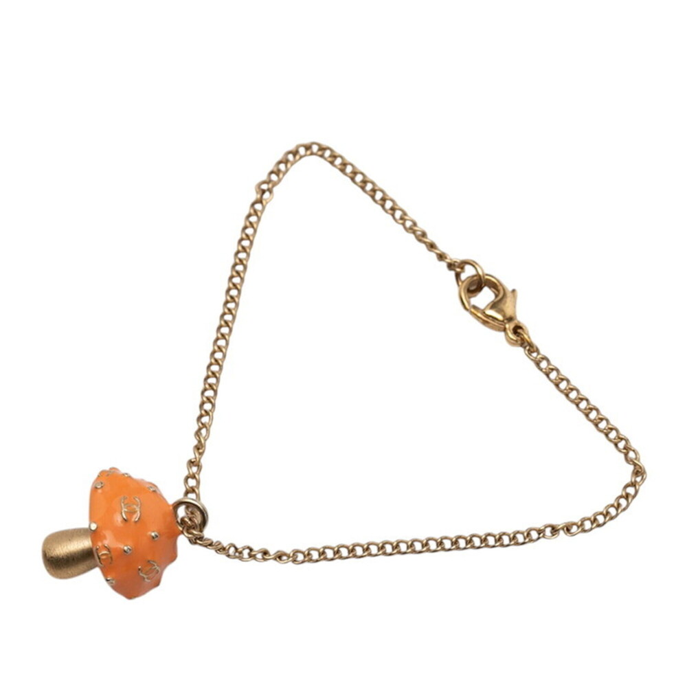 CHANEL Orange Logo Charm Bracelet - Picture 1 of 6